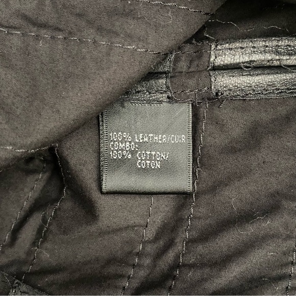 Lafayette 148 New York Leather Striped Jacket - Picture 11 of 12